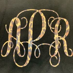 Personalized initial t-shirt